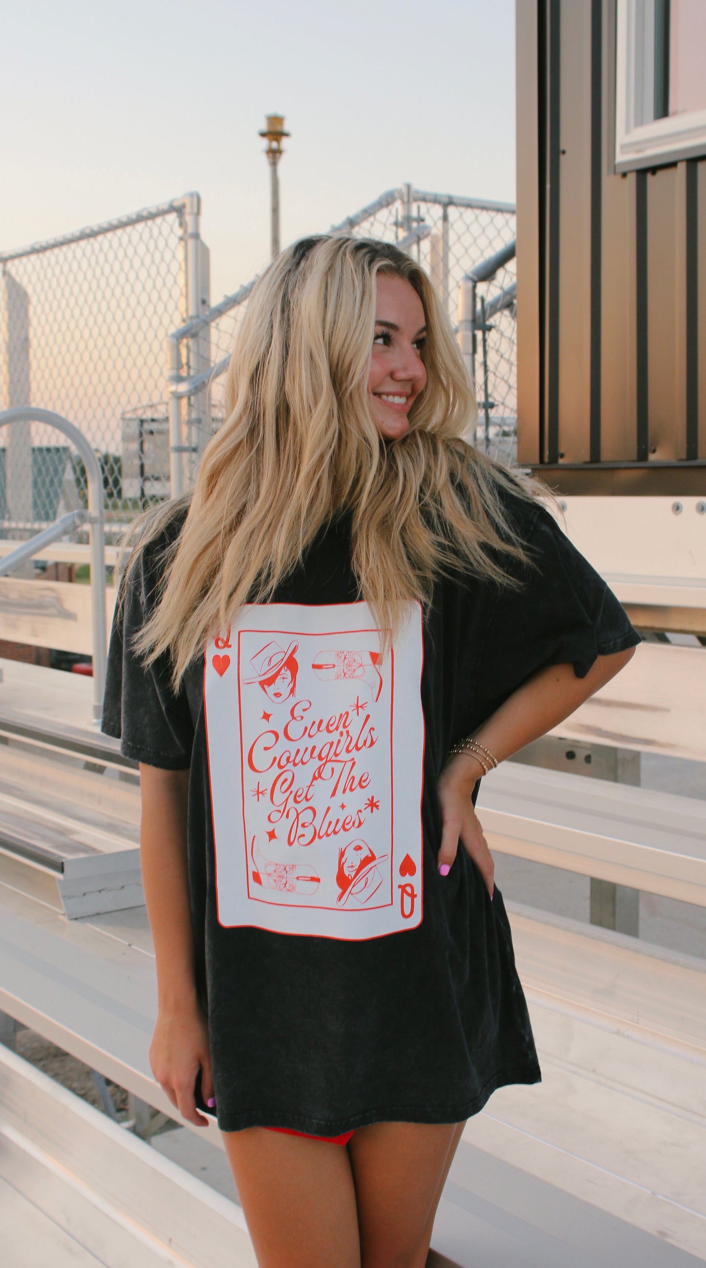 even cowgirls get the blues oversized tee