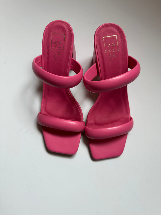 emily pink heels