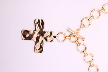 bold cross necklace