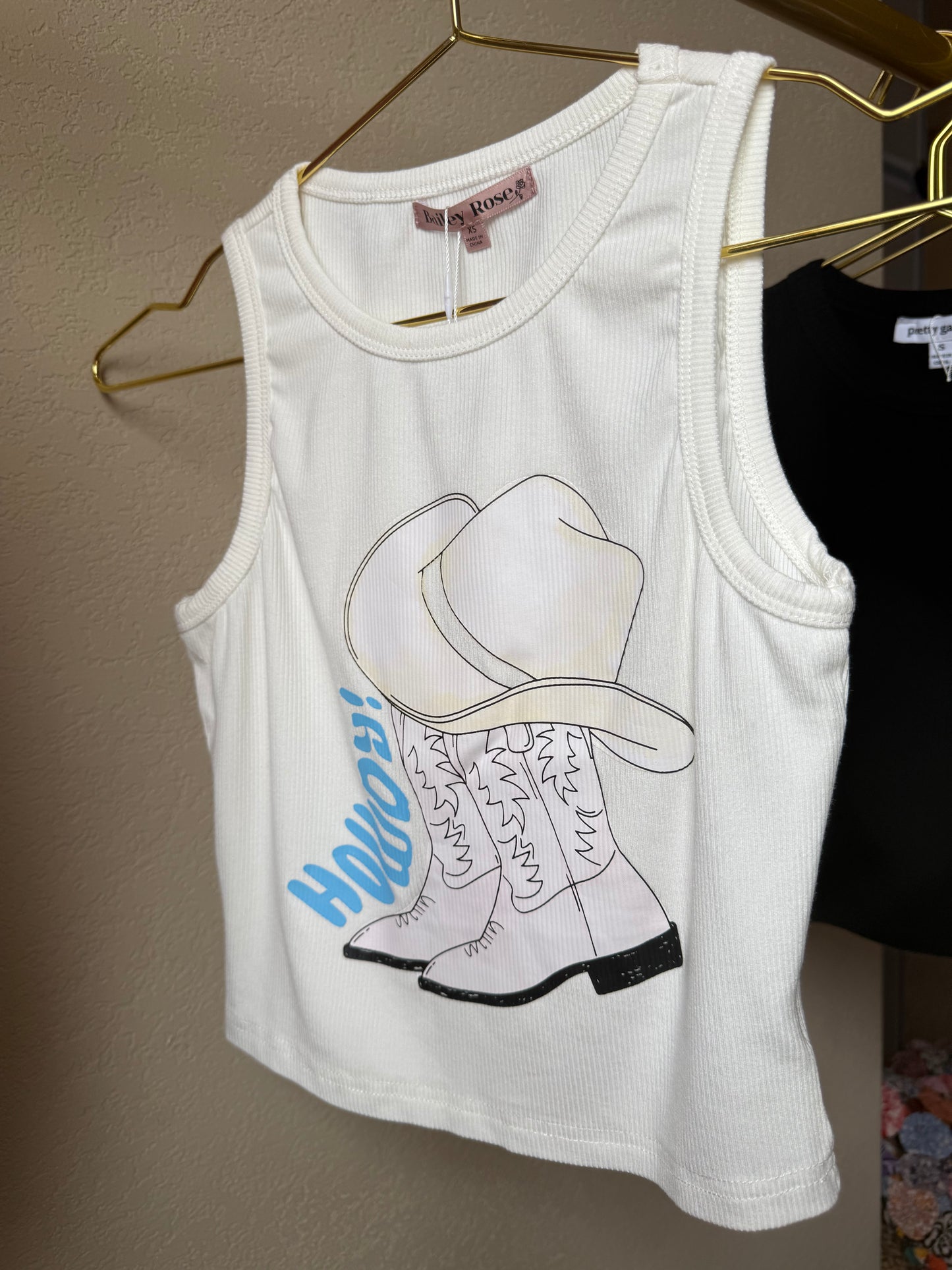 howdy off white tank top