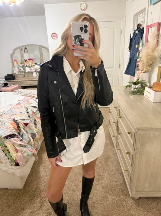 Cameron leather jacket