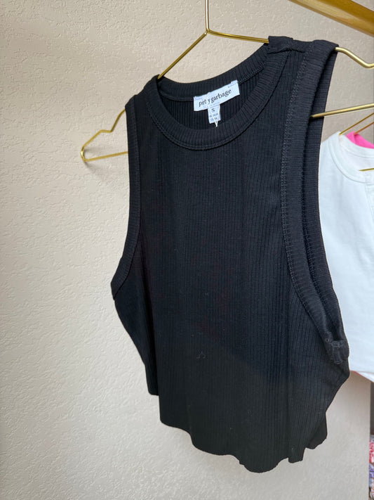 jade black tank top