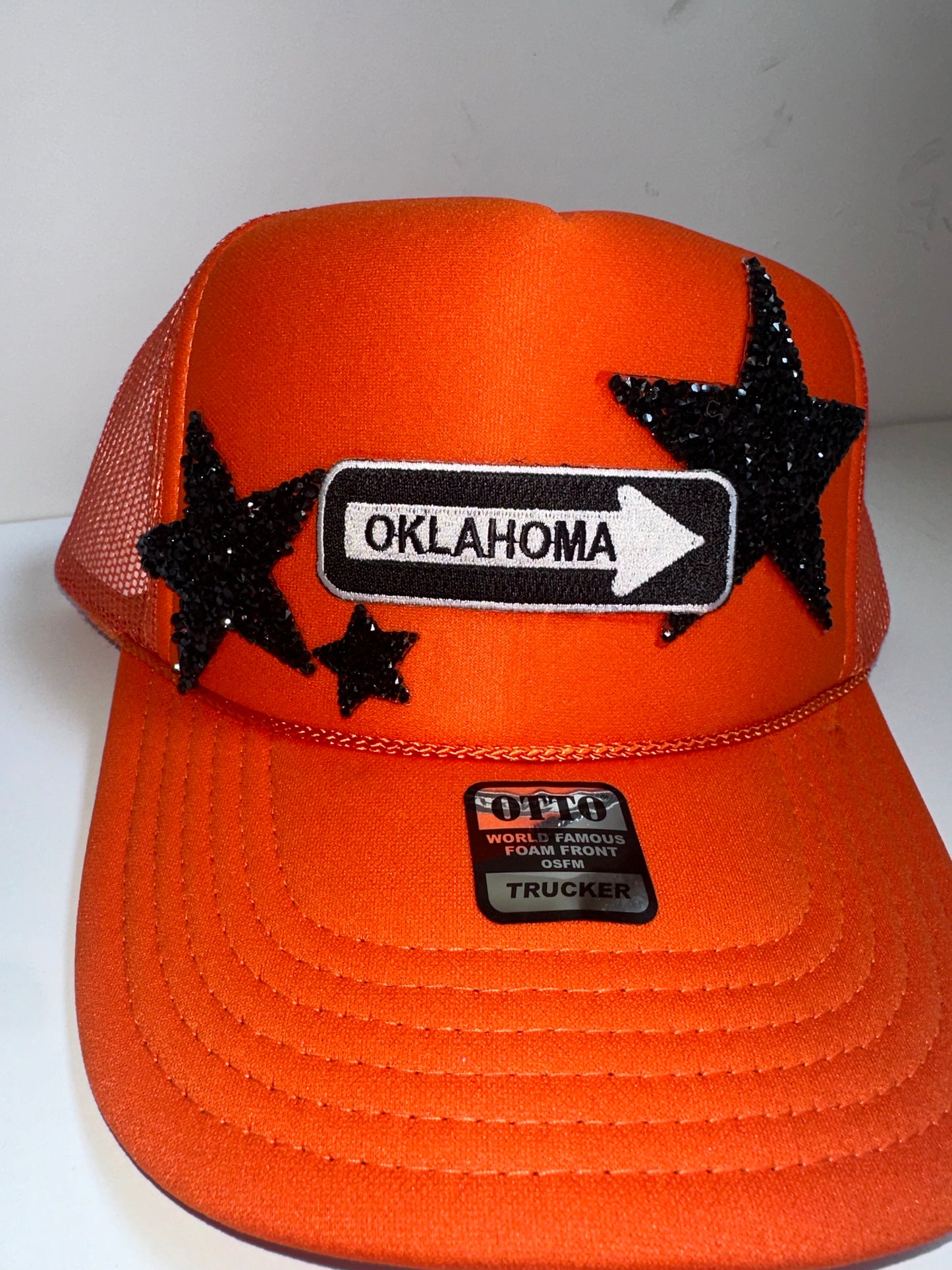 go pokes patch trucker hat