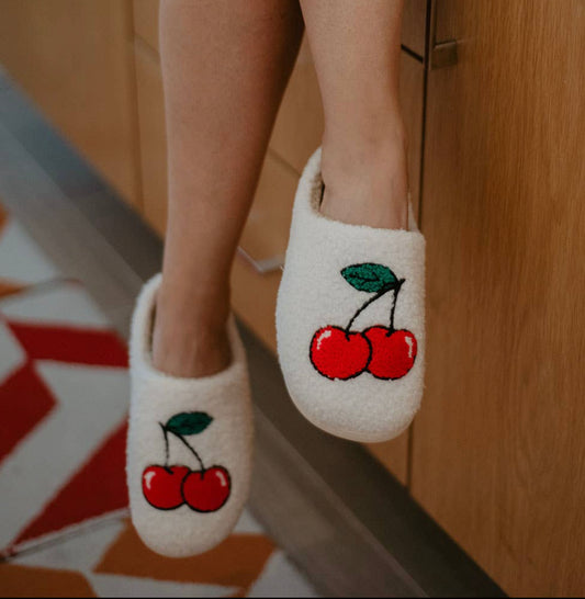 cherry slippers