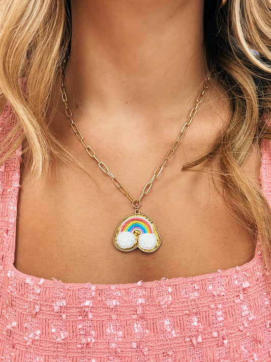 rainbow necklace