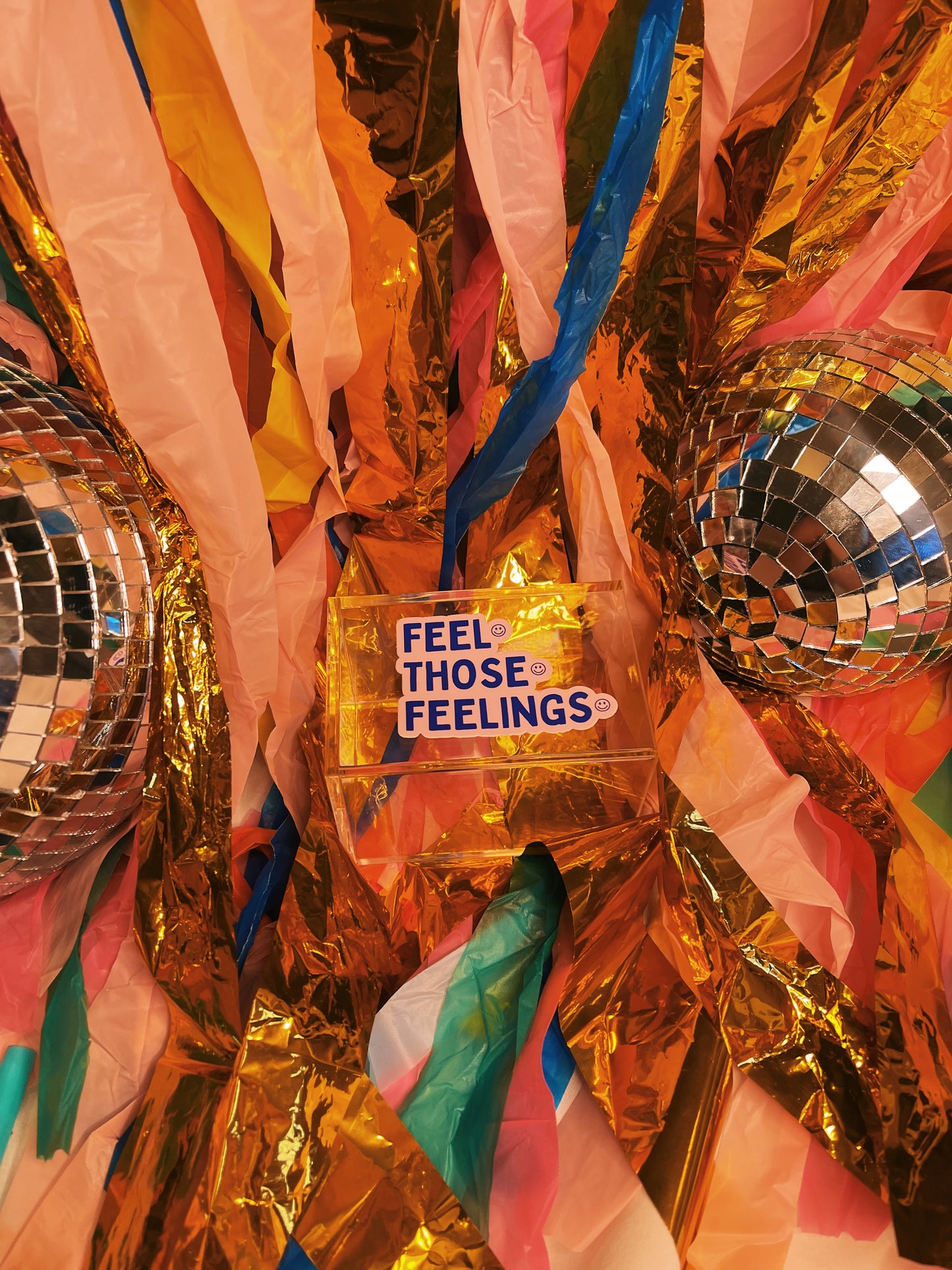 feel those feelings sticker