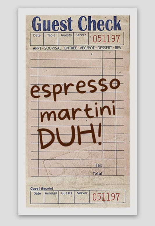 espresso, Duh! sticker