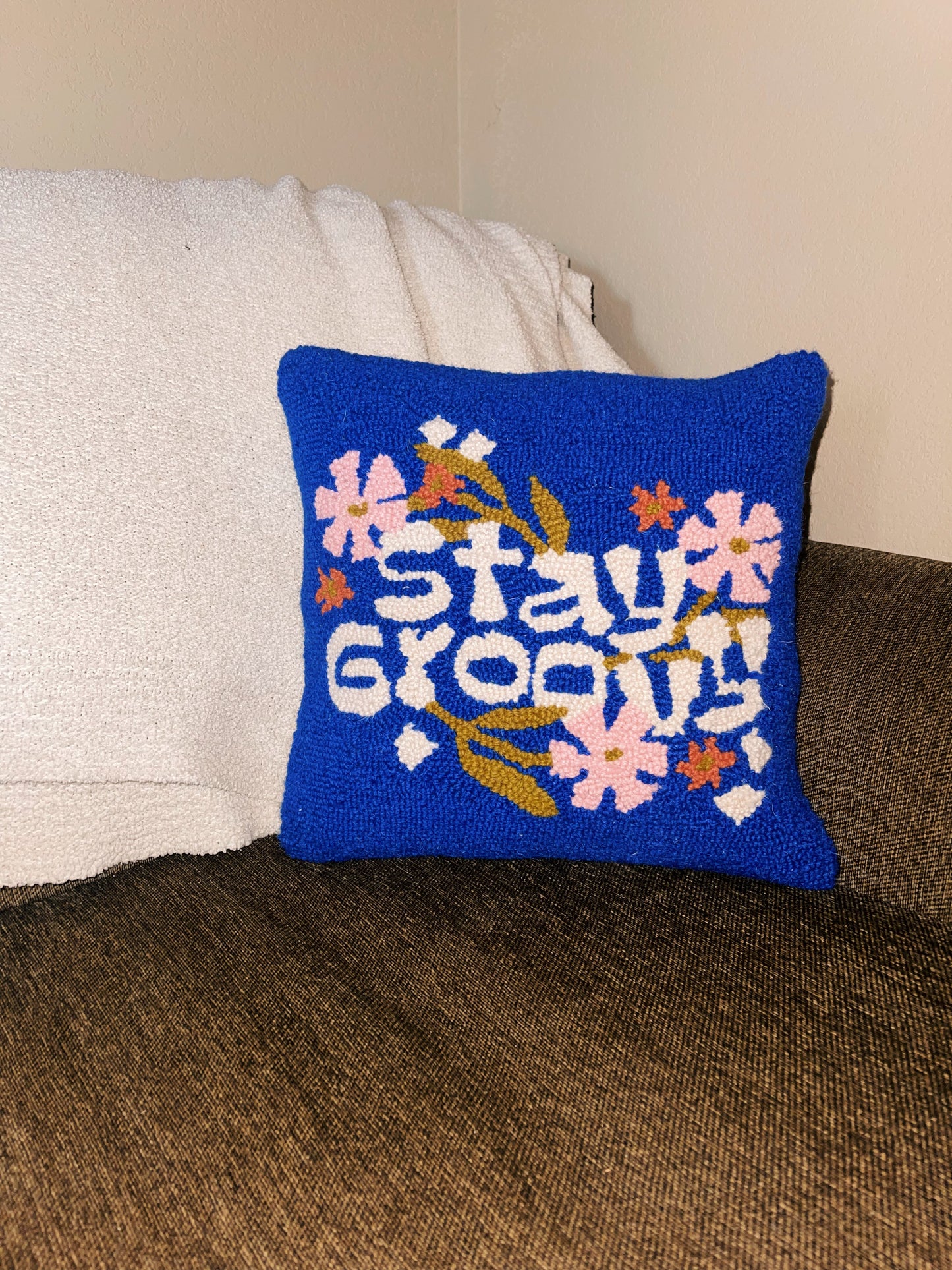 stay groovy throw pillow