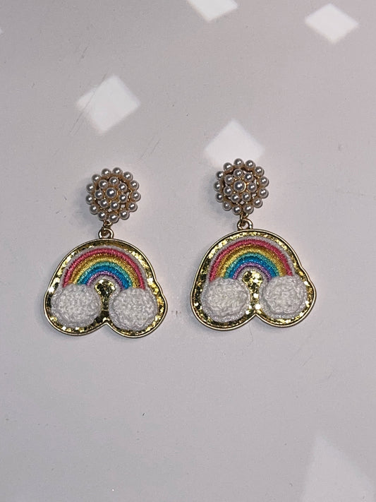 rainbow earrings