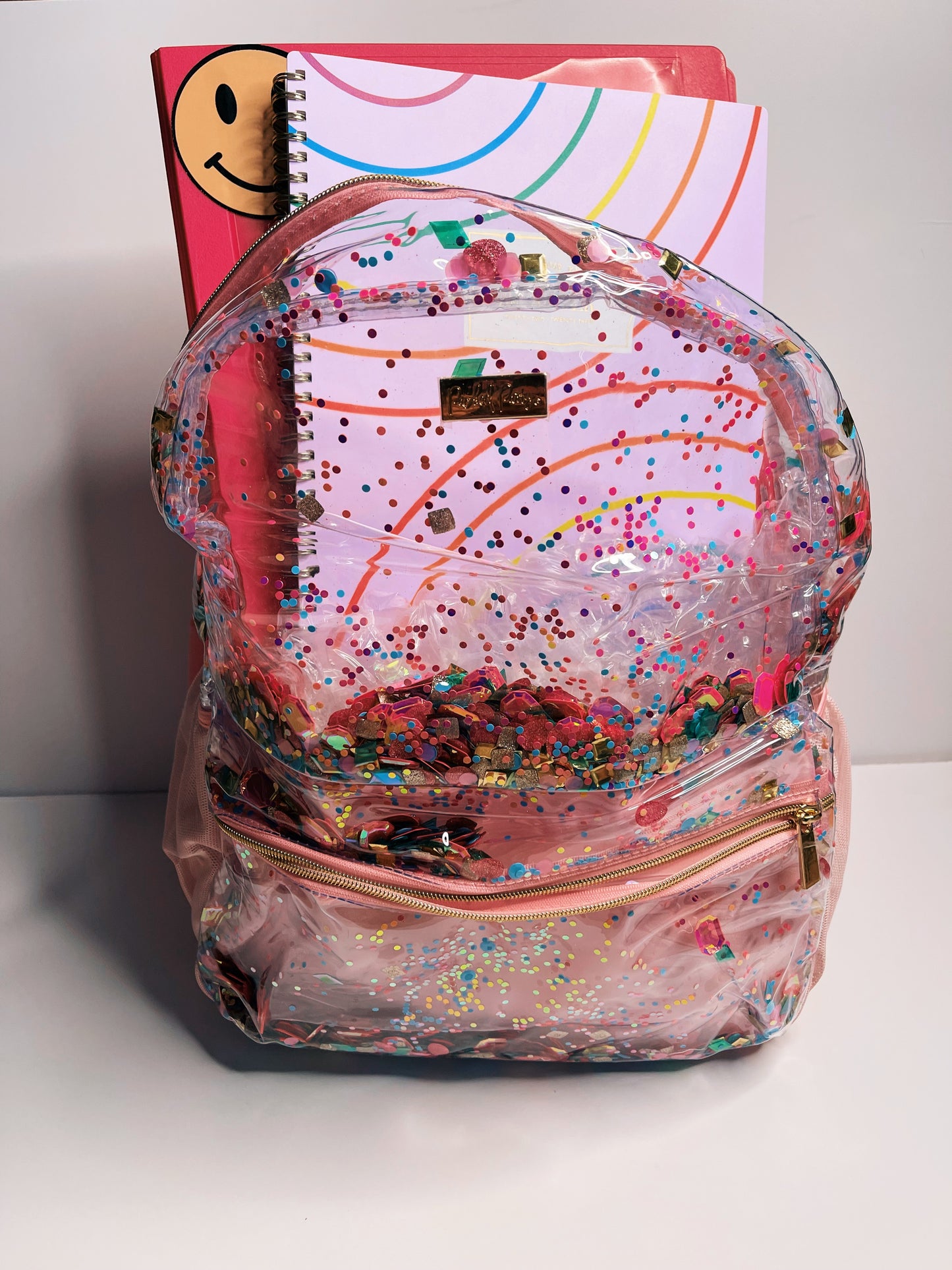 give me all the glitter backpack