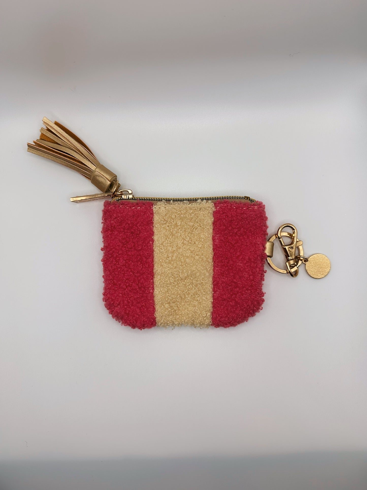 packed party sherpa keychain wallet