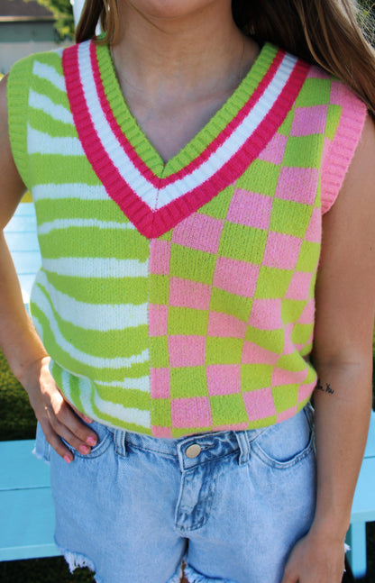 fun and funky sweater vest