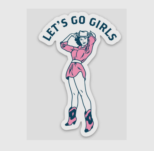 lets go girls women sticker