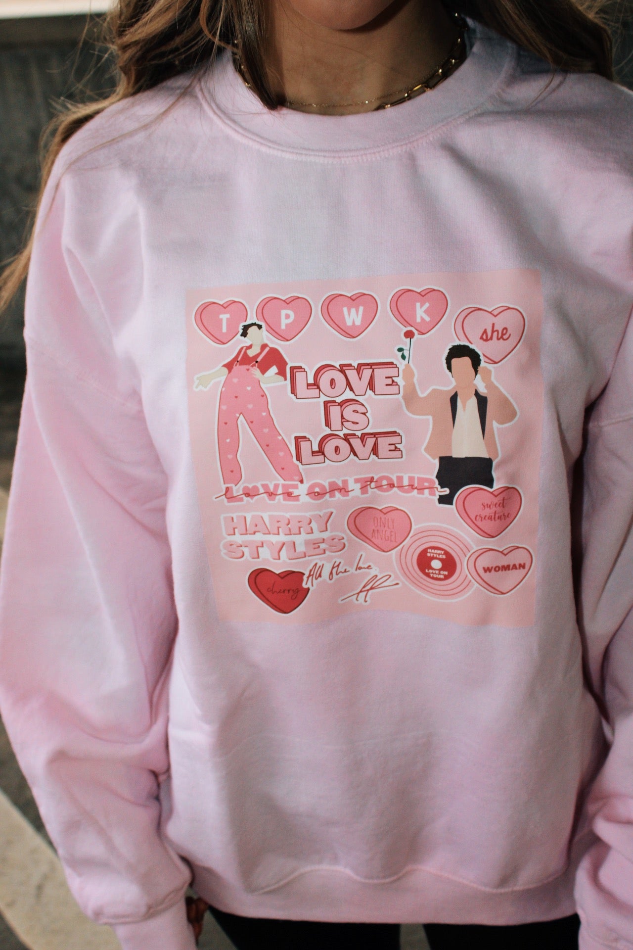 love is love harry styles sweatshirt