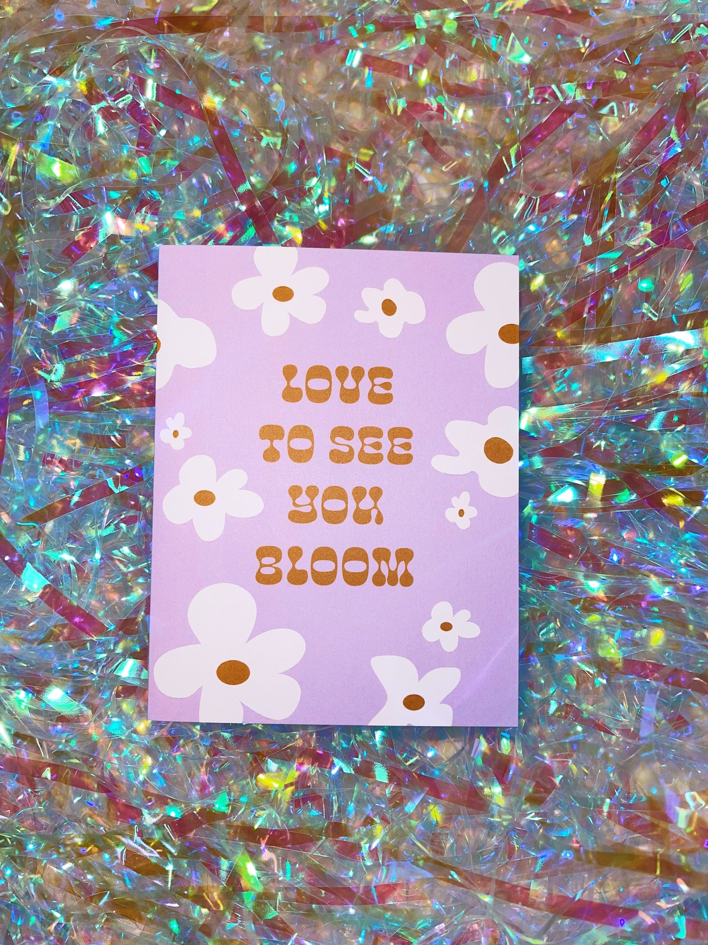 love to see you bloom card